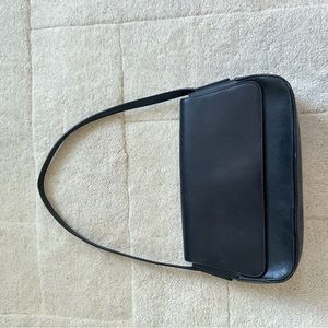 Ann Taylor black leather bag